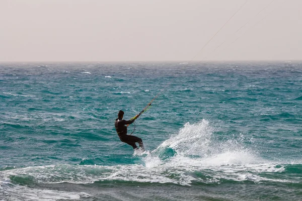 Riding kiter — Stock Photo, Image