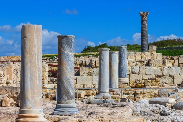 Antigua escena de la ciudad griega cyprus limasso — Foto de Stock