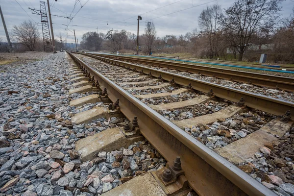 Railway road — Stock Photo, Image