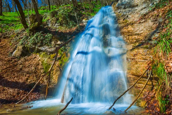 Fechar cena cachoeira — Fotografia de Stock