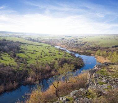 Güzel dağ Kanyon sahne