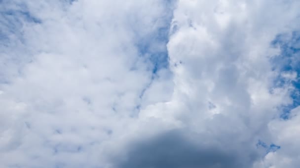 Красивые густые облака Стоковый Видеоролик