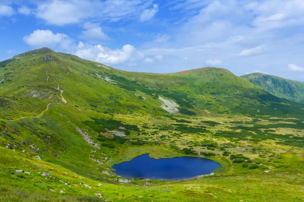 Carpatian mountain scene ukraine — Stock Photo, Image