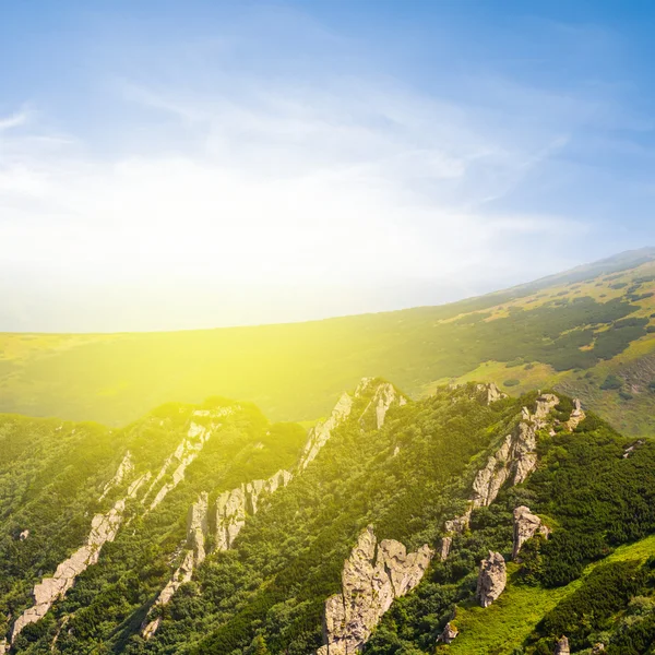 Montagna cresta scena — Foto Stock