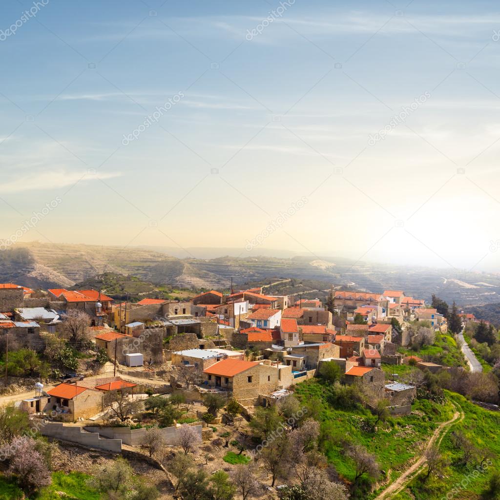 mountain village, cyprus
