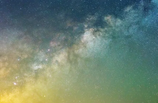 夜晚繁星密布的天空天空背景 — 图库照片