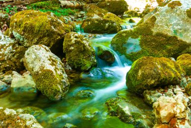 bir dağ Kanyon küçük dere