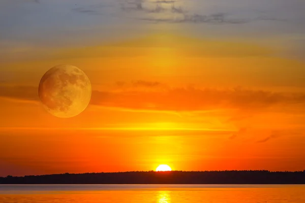 Evening sky background — Stock Photo, Image