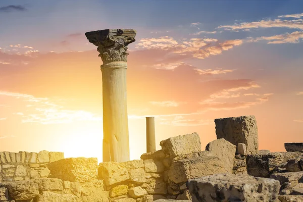 Oude Griekse stad scène cyprus limassol — Stockfoto