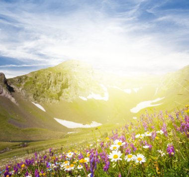 akşam dağ Vadisi sahne