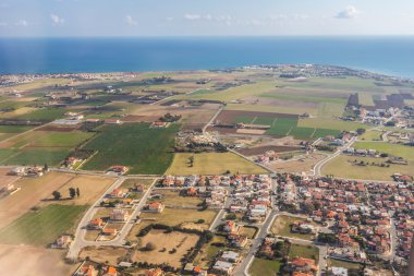Kıbrıs Larnaka görünümünden bir yüksek