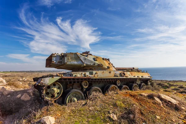 Cyprus old firing ground scene — Stock Photo, Image