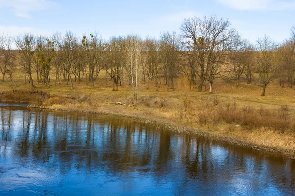 Spring river landscape — Stock Photo, Image