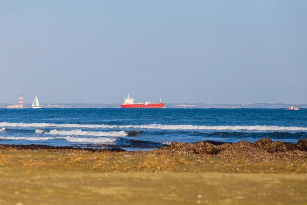 Summer sea coast scene — Stock Photo, Image