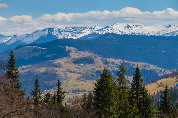 Frühlingshafte Berglandschaft — Stockfoto