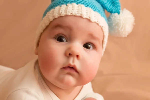 Portrait of a surprised baby — Stock Photo, Image