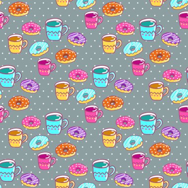 bardak ve kek ile Seamless Modeli