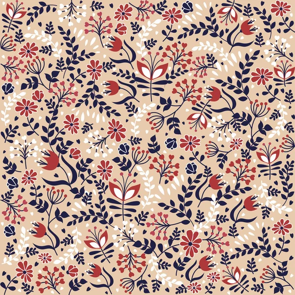 Образец цветочного фона — стоковый вектор