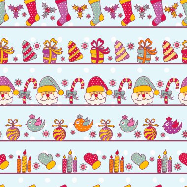 Noel nesneler ile Seamless Modeli