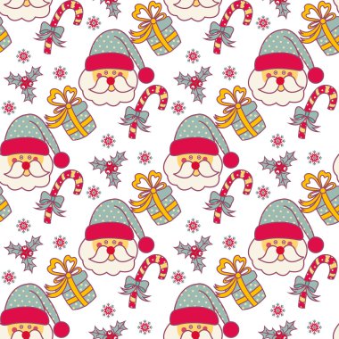 Noel nesneler ile Seamless Modeli