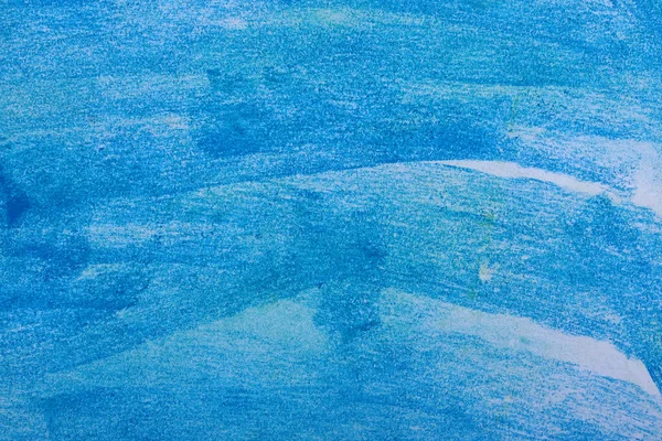 Mavi Pastel Boya Ile Boyanmış Kağıt Dokusunun Fotoğrafı Soyut Mavi — Stok fotoğraf