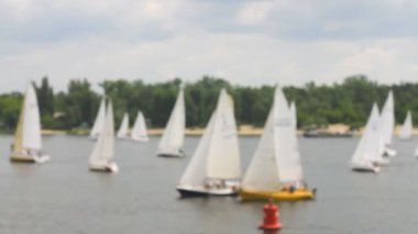 Yarışmalara bulanık yat yarışı