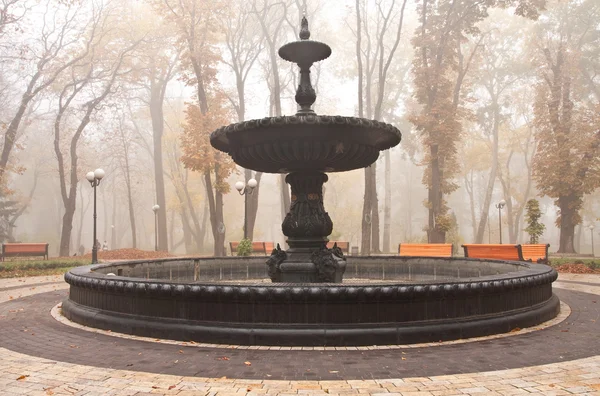 Fontein in het mariinsky park in kiev — Stockfoto