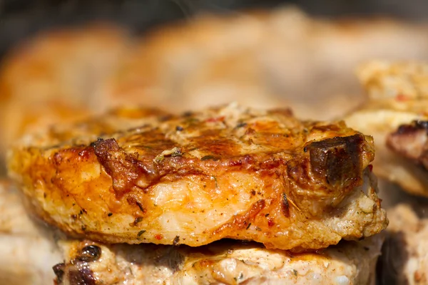 Beef steak on the grill — Stock Photo, Image