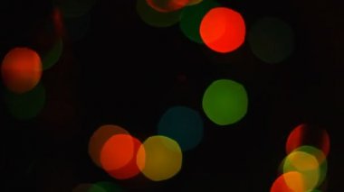 Renkli Noel bokeh