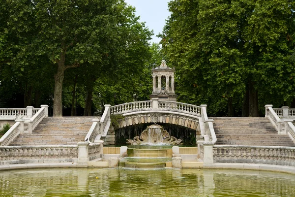Brunnen von Darcy Park in Dijon — Stockfoto