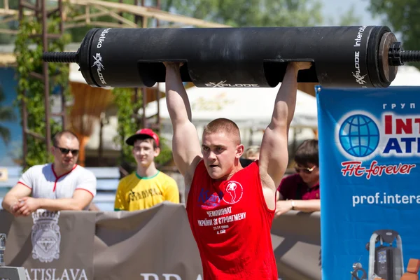 Campeonato de Ucrania hombres fuertes — Foto de Stock