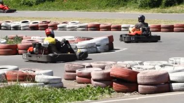 Bir parça yarış karting.