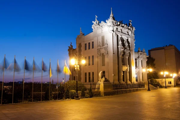 Notte a Kiev, Ucraina . — Foto Stock