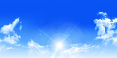 Arka plan gökyüzü bulutlar manzara