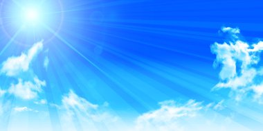 Arka plan gökyüzü bulutlar manzara