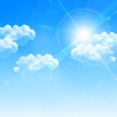 Arka plan gökyüzü bulutlar manzara