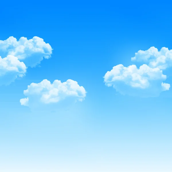 Ciel nuages paysage fond — Image vectorielle