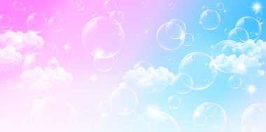 Arka plan gökyüzü bulutlar manzara