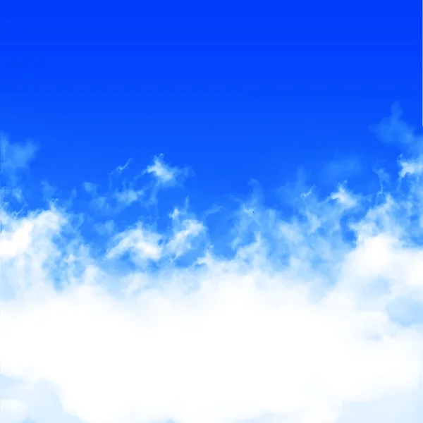 Cielo nubes paisaje fondo — Vector de stock