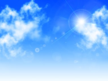 Arka plan gökyüzü bulutlar manzara