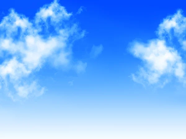 Cielo nubes paisaje fondo — Vector de stock