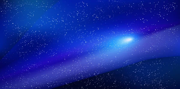 スペース空星空の背景 — ストックベクタ