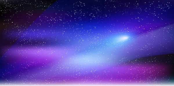 Espacio cielo estrella fondo — Vector de stock