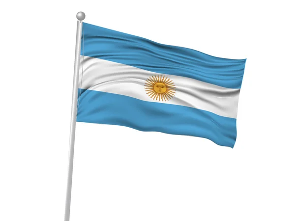 Ícone da bandeira nacional da Argentina — Vetor de Stock