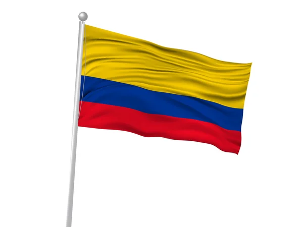 Columbia ulusal bayrak bayrak simgesi — Stok Vektör