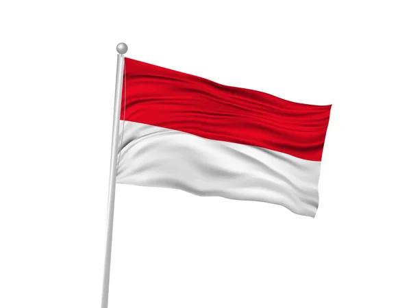 Ikon bendera nasional Indonesia - Stok Vektor