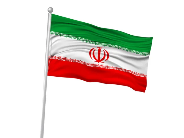 Iran Bandiera nazionale icona — Vettoriale Stock