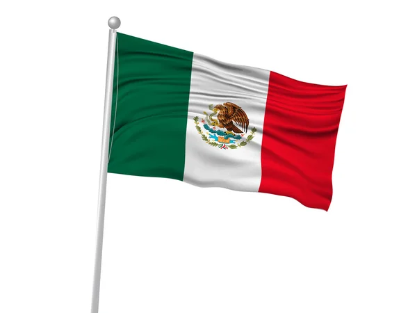 Flaga narodowa Meksyk flaga ikona — Wektor stockowy