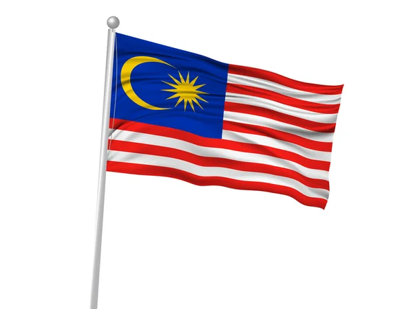 Μαλαισία εθνική σημαία εικονίδιο σημαίας — Διανυσματικό Αρχείο