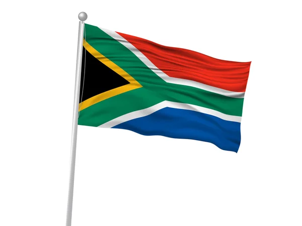 Dél-afrikai Köztársaság nemzeti lobogó zászló ikonra — Stock Vector